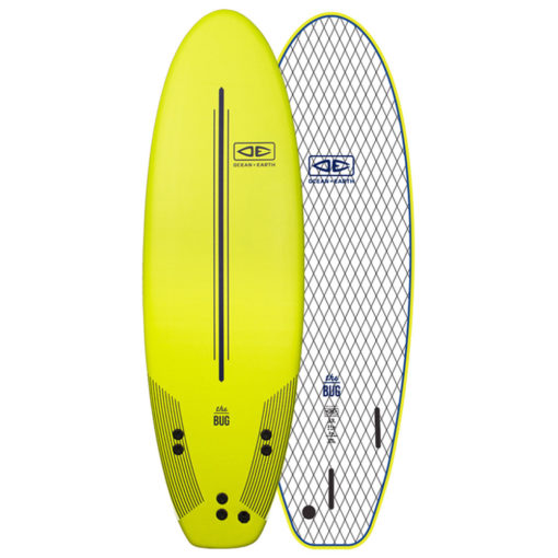 Tabla de Surf Sorftboard Ocean and Earth, ideal para la iniciación en el surf. Construida con materiales blandos y suaves. Gran estabilidad y seguridad.
