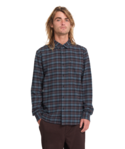 CAMISA CADEN PLAID LS  VOLCOM-URBANBOX